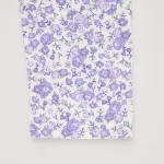 Purple Uniqlo Flower Print Baby Leggings