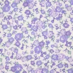 Purple Uniqlo Flower Print Baby Leggings