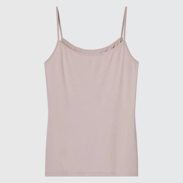 Tops Uniqlo Heattech Thermal Camisole Women Beige - uniqlo-women, uniqlo-clothes-women, uniqlo-clothes-tops-women