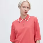 Tops Uniqlo Jw Anderson Short Sleeved Polo Women Pink