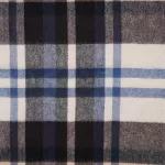 Uniqlo 100% Cashmere Checked Scarves Men Light Grey