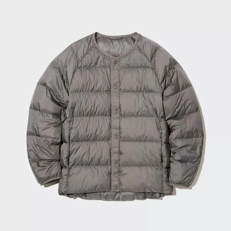 Uniqlo 100% Recycled Down Jackets Men Grey Uniqlo 100% Recycled Down Jackets Men Grey