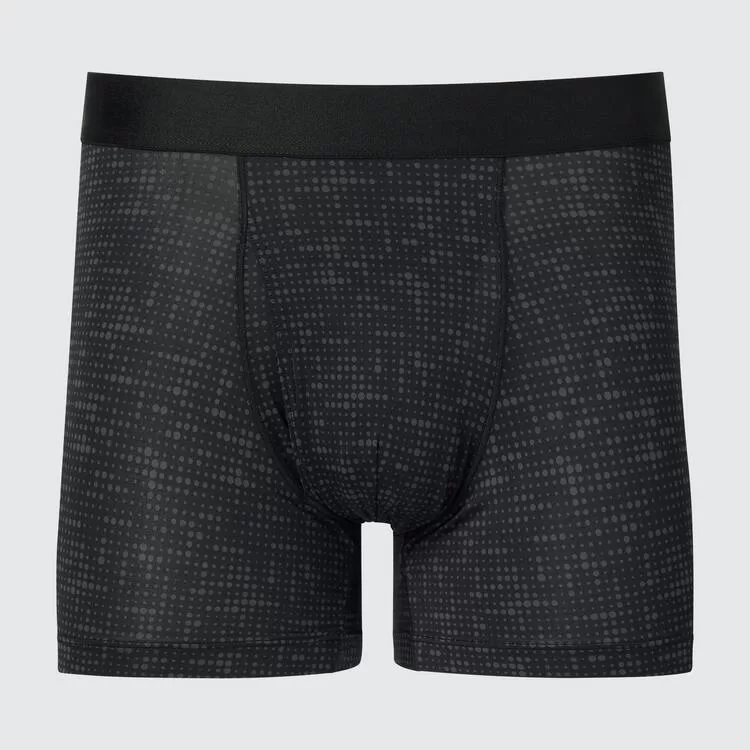 Uniqlo Airism Printed Boxers Men’s Underwear Black Uniqlo Airism Printed Boxers Men’s Underwear Black