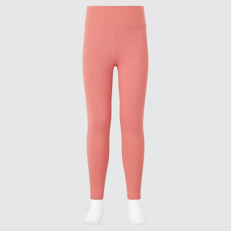 Uniqlo Airism Uv Protection Soft Leggings (2021 Season) Kids Pink Uniqlo Airism Uv Protection Soft Leggings (2021 Season) Kids Pink