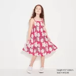 Uniqlo Andy Warhol Flowers Collection Ut Camisole Dress Kids Pink