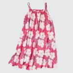 Uniqlo Andy Warhol Flowers Collection Ut Camisole Dress Kids Pink