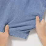 Uniqlo Chambray Stretch Easy Men’s Shorts Blue