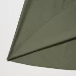 Uniqlo Cotton Long Sleeved Dress Women Green