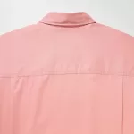 Uniqlo Cotton Twill Oversized Long Sleeved Women’s Shirts Pink