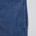 Uniqlo Denim Long Sleeved Dress Women Blue