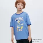 Uniqlo Disney Beyond Time Ut Printed T-Shirt Kids Blue