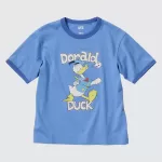 Uniqlo Disney Beyond Time Ut Printed T-Shirt Kids Blue