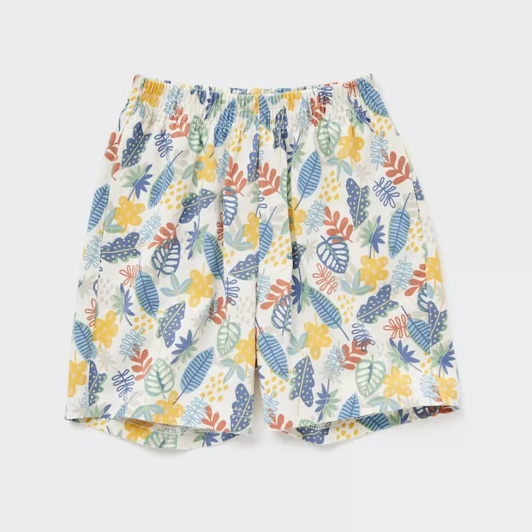Uniqlo Dry Printed Easy Baby Shorts Green Uniqlo Dry Printed Easy Baby Shorts Green
