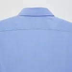 Uniqlo Easy Care Broadcloth Stretch Slim Fit (Regular Collar) Men’s Shirts Blue