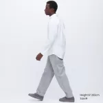 Uniqlo Extra Fine Cotton Broadcloth Long Sleeve Men’s White Shirts