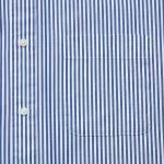 Uniqlo Extra Fine Cotton Broadcloth Regular Fit Striped (Button-down Collar) Men’s Shirts Blue