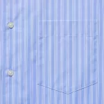 Uniqlo Extra Fine Cotton Broadcloth Regular Fit Striped Men’s Shirts Blue