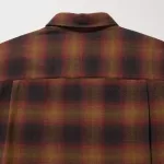 Uniqlo Flannel Regular Fit Checked (Regular Collar) Men’s Shirts Yellow