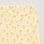 Uniqlo Flower Print Baby Leggings Yellow
