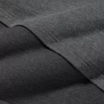 Uniqlo Heattech Extra Warm Cotton Scoop Neck Long Sleeved Thermal Tops Women Dark Grey