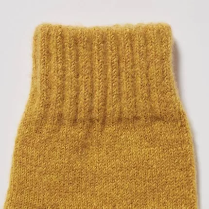 Uniqlo Heattech Knitted Thermal Gloves Kids Yellow