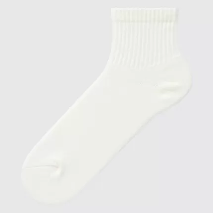 Uniqlo Heattech Pile Half Men’s Socks White