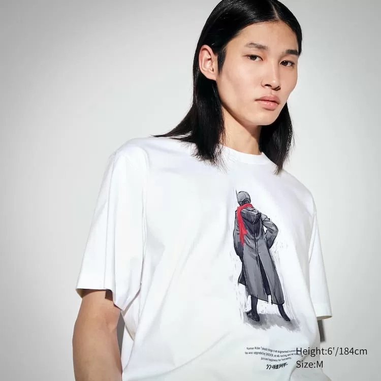 Uniqlo Hideaki Anno Ut Printed T-shirt (Rider) Men’s White Uniqlo Hideaki Anno Ut Printed T-shirt (Rider) Men’s White