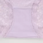 Uniqlo High Rise Flower Print Women’s Underwear Pink