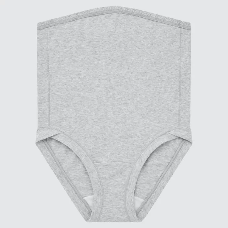 Uniqlo High Rise Maternity Women's Underwear Grey-FCO921047