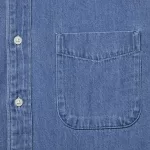 Uniqlo Indigo Denim Regular Fit (Regular Collar) Men’s Blue Shirts