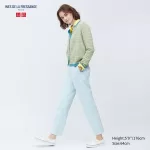 Uniqlo Ines De La Fressange Cotton Chino Pants Women Blue