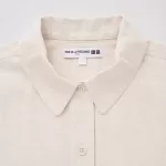 Uniqlo Ines De La Fressange Flannel Tunic Tops Women Beige