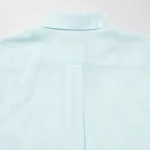 Uniqlo Ines De La Fressange Sheer Embroidered Long Sleeved Women’s Shirts Blue