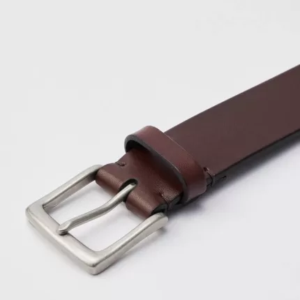 Uniqlo Italian Leather Men’s Belts Black