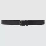Uniqlo Italian Leather Vintage Style Men’s Belts Black