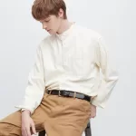 Uniqlo Italian Saddle Leather Belts (2021 Season) Men Dark Brown