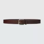 Uniqlo Italian Vintage Leather Narrow Men’s Belts Brown