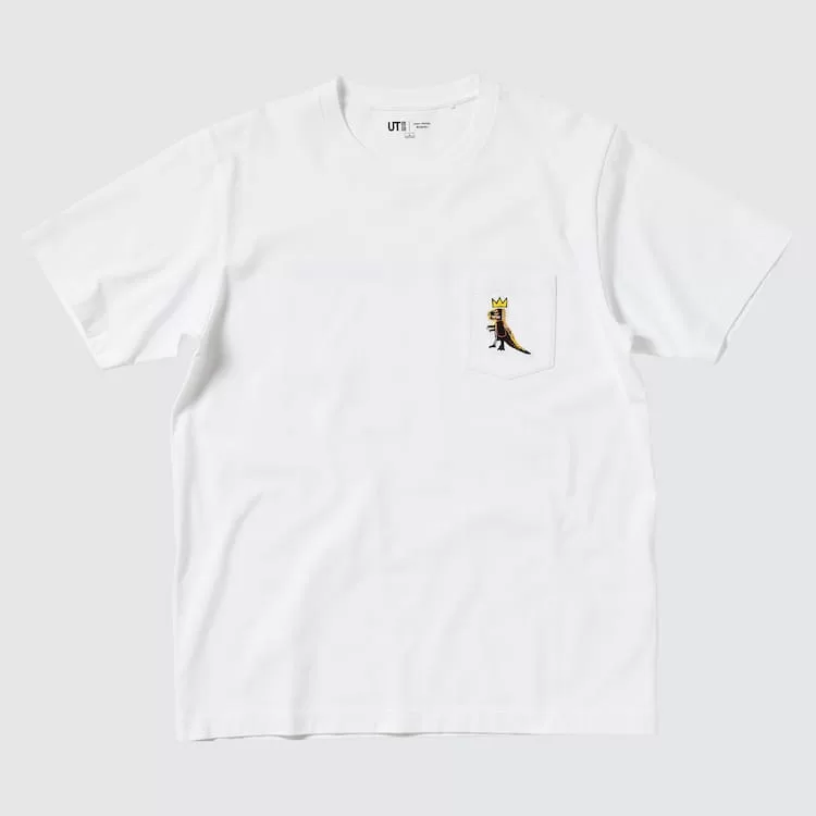 Uniqlo Jean-michel Basquiat Ut Printed Men’s White T-shirt Uniqlo Jean-michel Basquiat Ut Printed Men’s White T-shirt