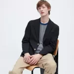 Uniqlo Jw Anderson Airsense Ultra Light Men’s Jackets Navy Blue