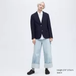 Uniqlo Jw Anderson Airsense Ultra Light Women’s Jackets Navy Blue