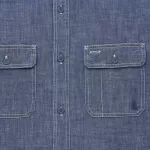 Uniqlo Jw Anderson Chambray Oversized Short Sleeved Men’s Shirts Blue