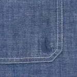 Uniqlo Jw Anderson Chambray Oversized Short Sleeved Men’s Shirts Blue