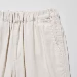 Uniqlo Linen Blend Relaxed Fit Jogger Pants Boys Beige