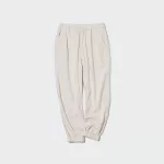 Uniqlo Linen Blend Relaxed Fit Jogger Pants Boys Beige