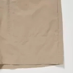 Uniqlo Linen Blend Short Sleeved Romper Dress Women Grey