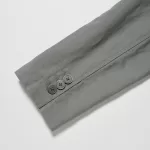 Uniqlo Linen Blend Women’s Jackets Olive Green