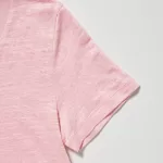 Uniqlo Linen Crew Neck Women’s Shirts Pink