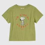 Uniqlo Love Sunshine & Peanuts Ut Printed Women’s T-Shirt Green