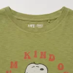 Uniqlo Love Sunshine & Peanuts Ut Printed Women’s T-Shirt Green