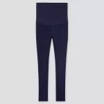 Uniqlo Maternity Long Denim Leggings (2020 Season) Women Navy Blue